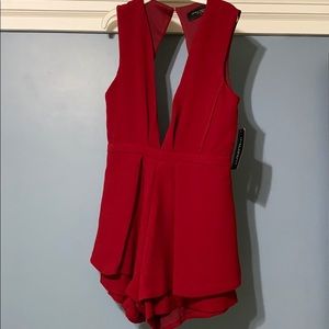 Beautiful red romper